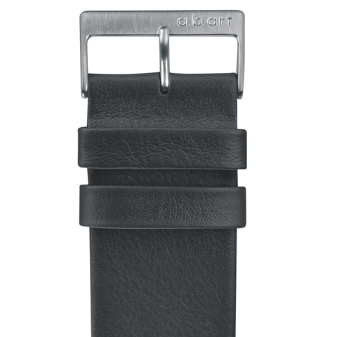 Leather strap grey 1.13 size S