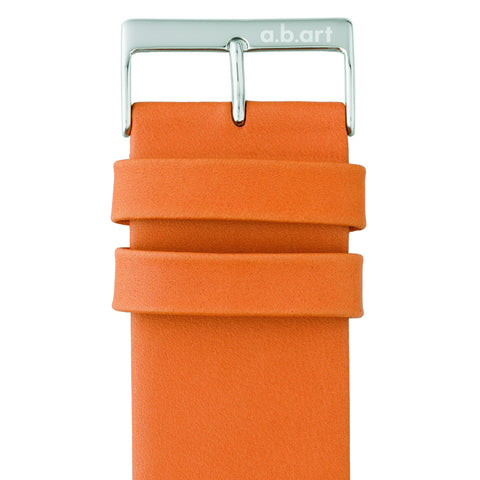 Leather strap orange 1.1 size M